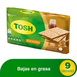 Tosh Galletas con Salvado y Miel Bajas en Grasa