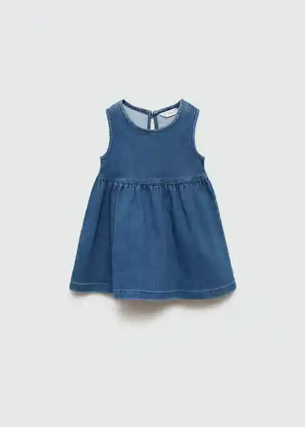 Vestido Como Tejano Medio Talla 69 Niñas Mango