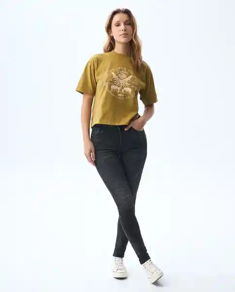 Camiseta Mujer Verde Talla M 601G002_VER170836 Americanino