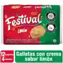 Festival Galletas con Relleno Sabor a Limón