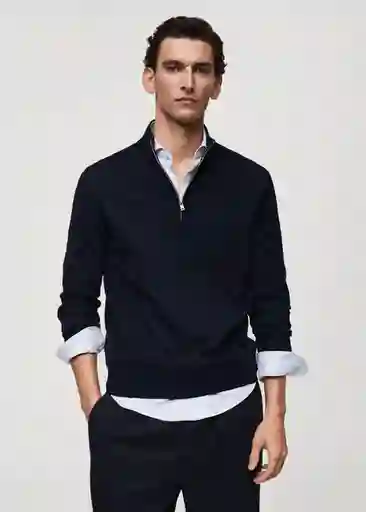 Buzo Jersey Willyp Navy Talla S Hombre Mango