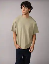 Camiseta Hombre Verde Talla Medium 3664306 American Eagle