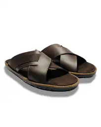 Custer Sandalias Con Hiladilla Hombre Café Talla 41