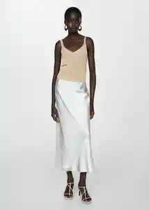 Top Kling Oro Talla XL Mujer Mango