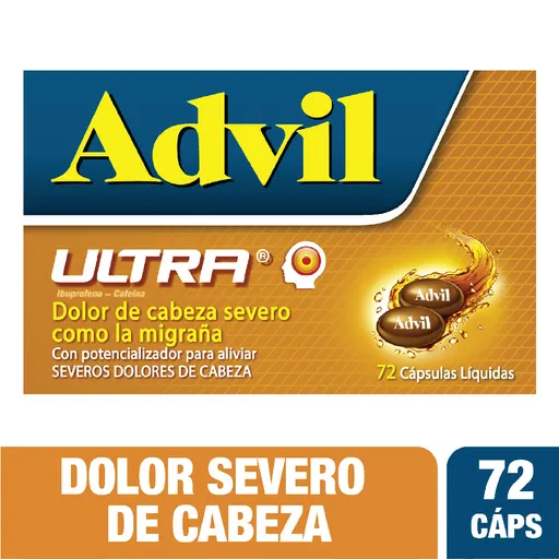 Advil Ultra Gelcap 200 Mg x 72