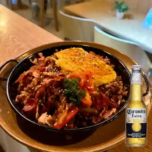 Combo Wok Thai + Cerveza Coronita Bot. 210ml