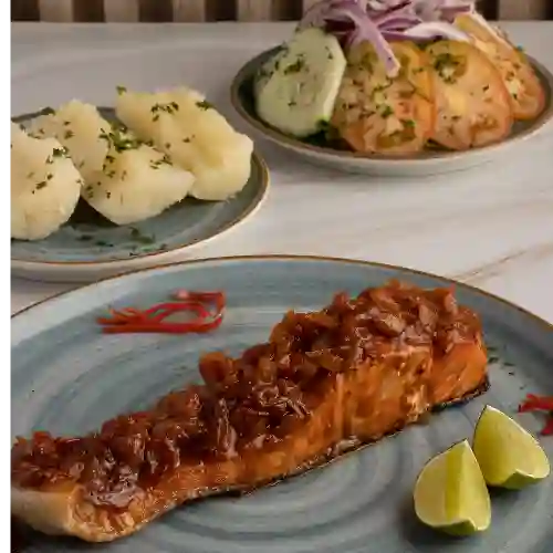 Posta de Salmon a la Plancha