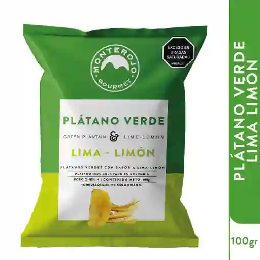 Platano Verde Lima Limón 100gr MonteRojo Gourmet 