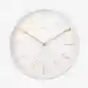 Present Time Reloj de Pared Mecanismo Silencioso Belle Blanco