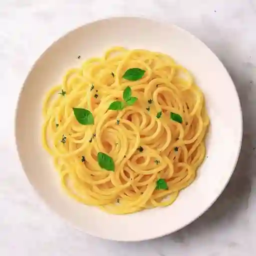 Pasta limón a la crema