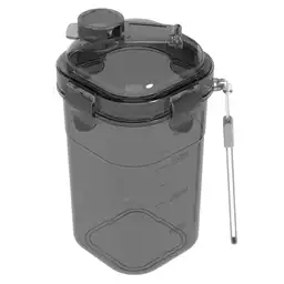 Novedades Plasticas Frasco Hermético Keep go Humo 400 mL