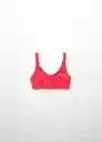 Top Bikini Virgilp Rojo Talla Xl Mujer Mango