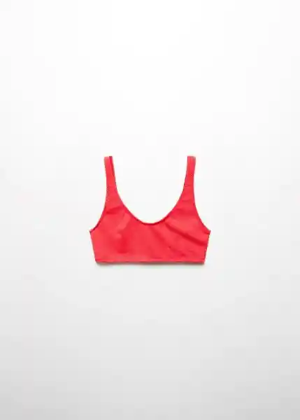 Top Bikini Virgilp Rojo Talla Xl Mujer Mango