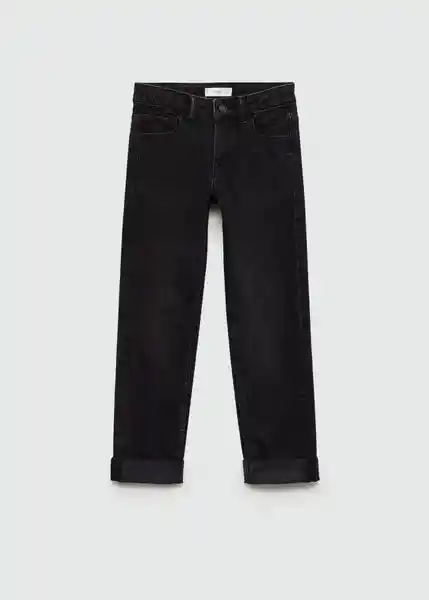 Jean Regular Tejano Negro Talla 09 Niños Mango