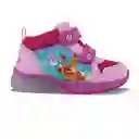 Los Gomosos Tenis Con Luces Moulu Niña Rosado Talla 28