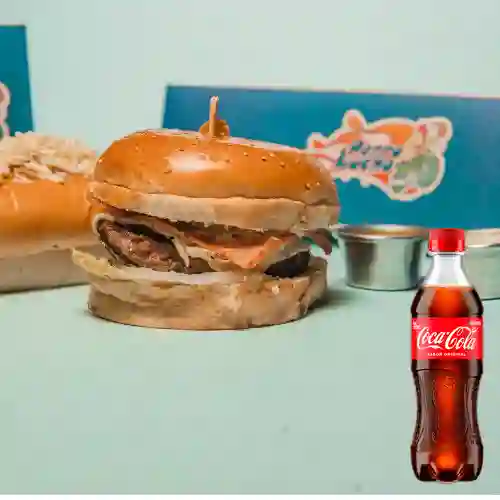 Hamburguesa tradicional +cocacola orig