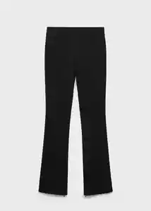 Pantalón Romi Negro Talla S Mujer Mango