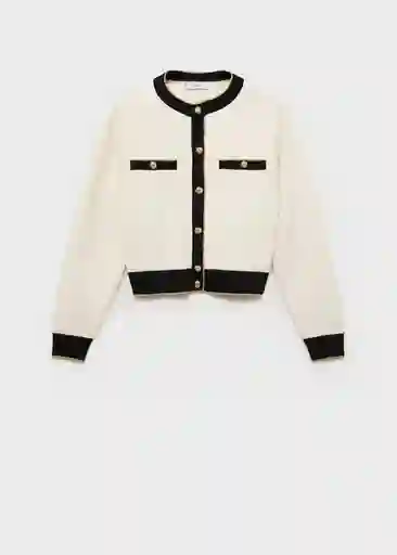 Cárdigan Camila Crudo Talla L Mujer Mango