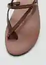 Sandalias Tarifa1 Cuero Talla 36 Mujer Mango