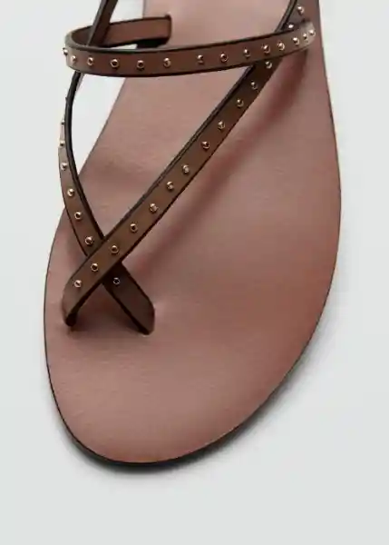 Sandalias Tarifa1 Cuero Talla 36 Mujer Mango