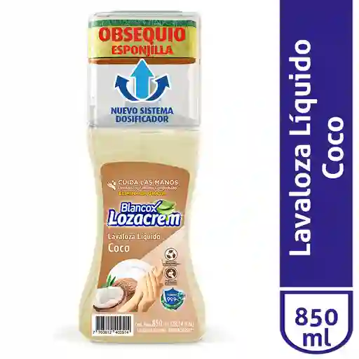 Blancox Lavaloza Líquido con Coco Loza Crem