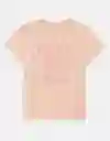 Camiseta Mujer Rosado Talla MEDIUM American Eagle