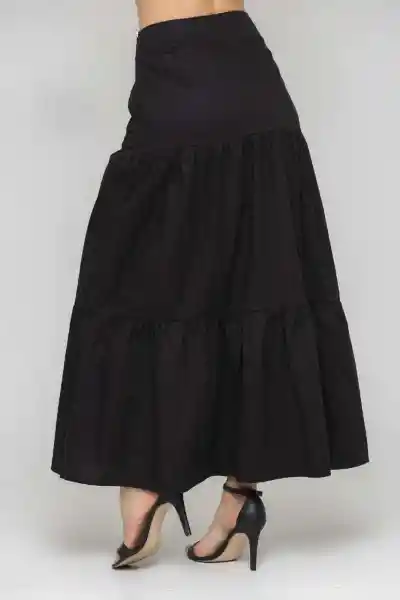 Falda Tanzania Color Negro Talla 10 Ragged