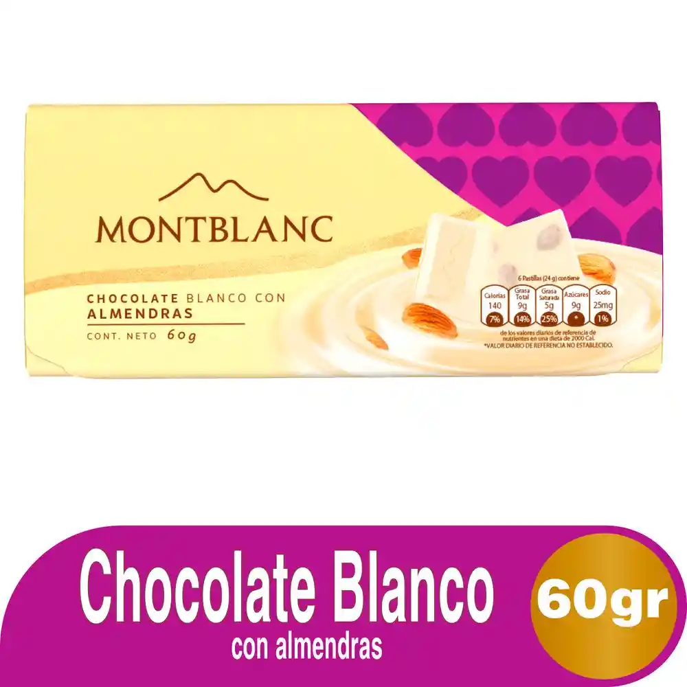 Chocolatina Almendra Temporada Montblanc
