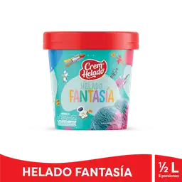 Crem Helado Helado Fantasía Sabor a Vainilla