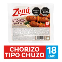 Chorizo tipo Chuzo Zenú 18 Unidades