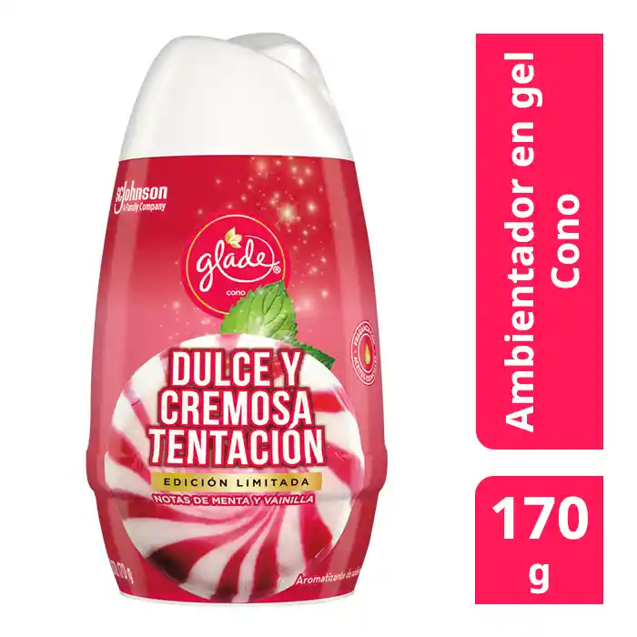 Glade Cono Ambientador En Gel Olor Dulce Y Cremosa Tentacion