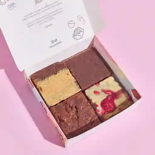 Caja de brownies x4