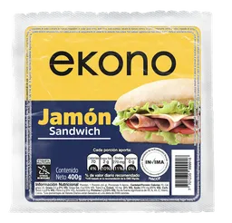 Ekono Jamón Sándwich
