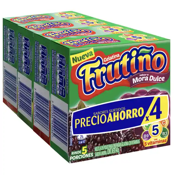 Frutino Gelatina Sabores Surtidos