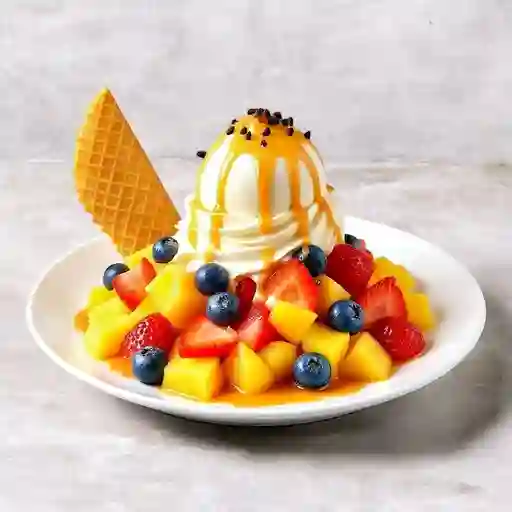 Salpicón con helado