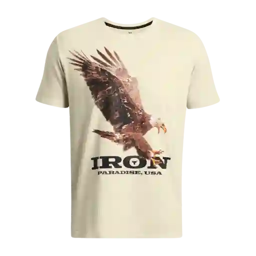 Under Armour Camiseta Pjt Rck Eagle Hombre Beige LG 1383224-273