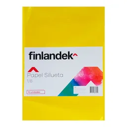 Finlandek Papel Silueta 1 8 Amarillo