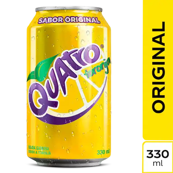 Quatro Gaseosa Sabor Original Toronja