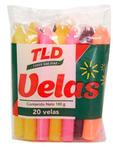 T/L/D Todos Los Días Velas de Colores 180 g