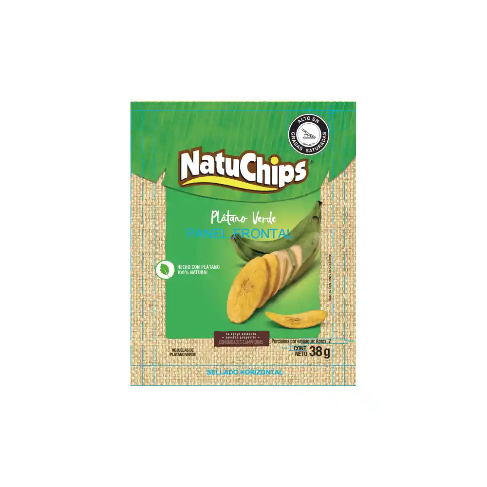 Natuchips Fritolay Platano Verde
