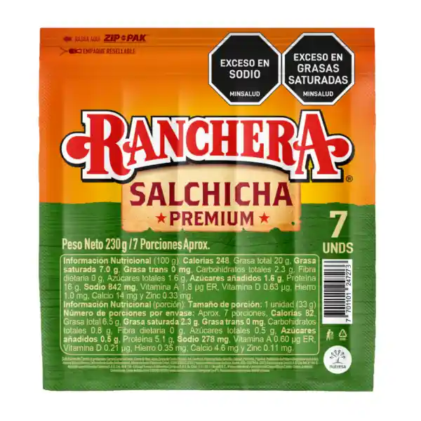 Ranchera Salchicha Premium