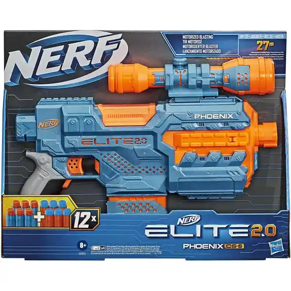 Nerf Lanzador Motorizado Elite 2.0 Phoenix Cs-6