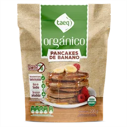 Taeq Pancakes Banano Verde y Amarillo Libre de Gluten Orgánico