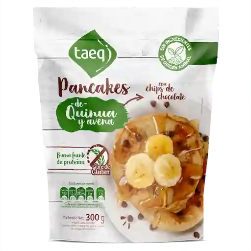 Taeq Mezcla para Pancakes de Quinua y Avena con Chips de Chocolate