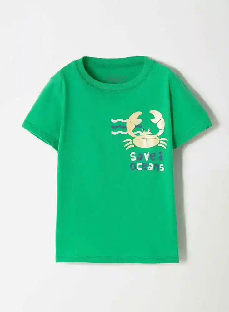 Camiseta Camiseta 5t-verde