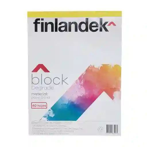 Finlandek Block Degrade Tamaño Carta