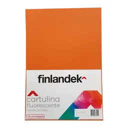 Cartulina Finlandek Fluorescente 1/8 Bolsa