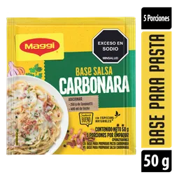 Salsa MAGGI para pasta Carbonara x 50g