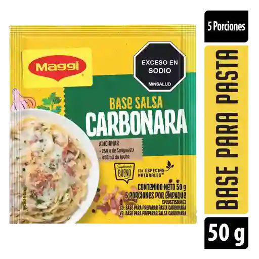 Salsa MAGGI para pasta Carbonara x 50g