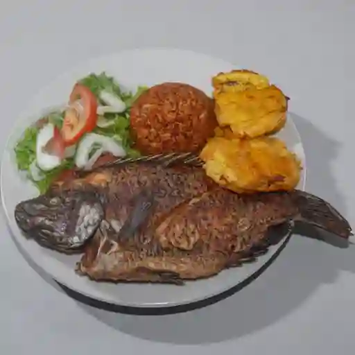 Mojarra Negra Frita